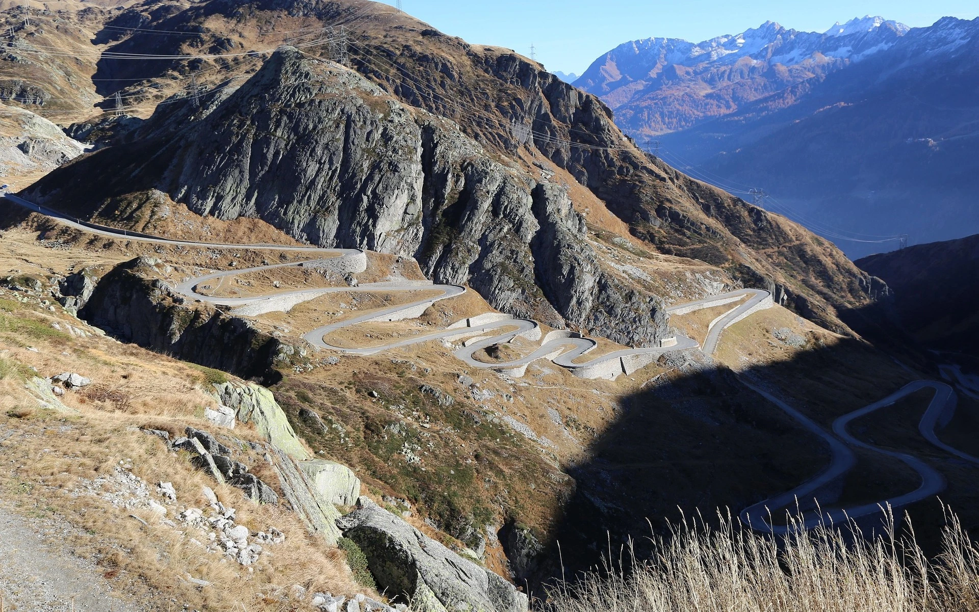 St. Gotthard Pass scenic view